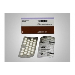 T-3 TIROMEL Liothyronine sodium 25 mcg / 50 tabs.